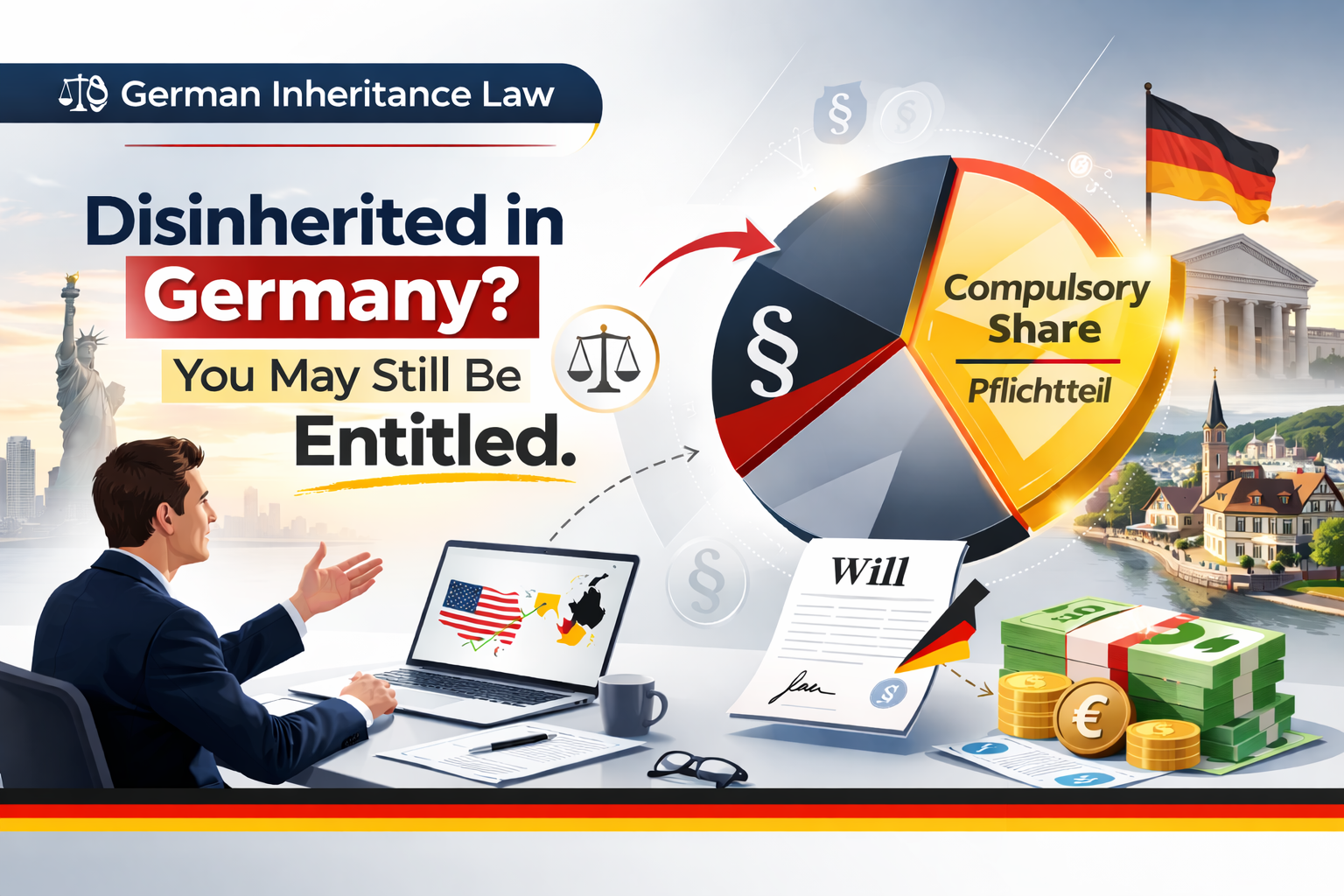 German compulsory share (Pflichtteil) explained for US heirs under German inheritance law