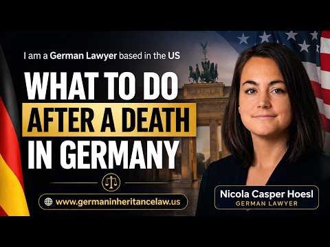 Video: What to do after a death in Germany