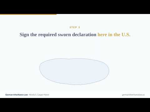 Video: Do you have to travel to Germany to claim an inheritance?